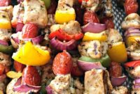 Grilled Fajita Chicken Skewers