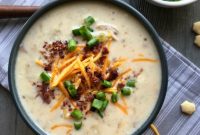 Ultimate Instant Pot Loaded Potato Soup
