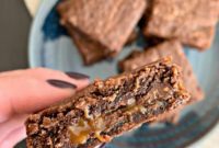 Decadent Double Chocolate Caramel Brownies