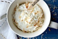 Coconut Cloud Mug Cake