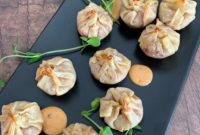 Golden Reuben Wontons