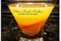 Sun-Kissed Basil Martini