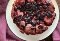 Caramelized Blueberry Flip Rolls