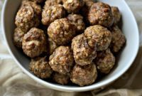 Classic Homemade Italian Meatballs