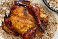 Jerk Glazed Chicken with Sweet Coconut Rice