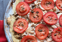 Flavorful Chicken Pesto Pizza