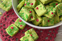Grinchy Shortbread Treats