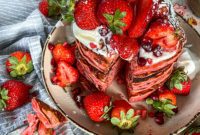 Dreamy Strawberry Pancakes