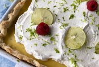 Sunshine Key Lime Slab Pie