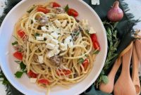 Hearty Bucatini with Italian Sausage