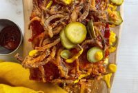 Cheesy Bacon Burger Loaf