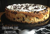 Decadent Chocolate Chip Cheesecake