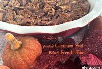 Cozy Pumpkin Cinnamon Swirl French Toast Bake