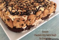 Ultimate Brownie Chocolate Chip Cookie Dough Ice Cream Cake