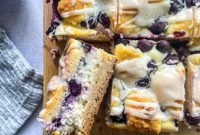 Zesty Lemon Blueberry Crumb Bars