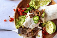 Tender Crock Pot Shredded Beef Burritos