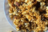 Ultimate Homemade Caramel Chocolate Nut Popcorn