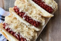 Smoky Dogs with Zesty Kraut
