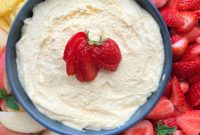 Light and Easy Vanilla Almond Fruit Dip