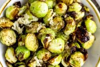 Perfectly Golden Air Fryer Brussels Sprouts