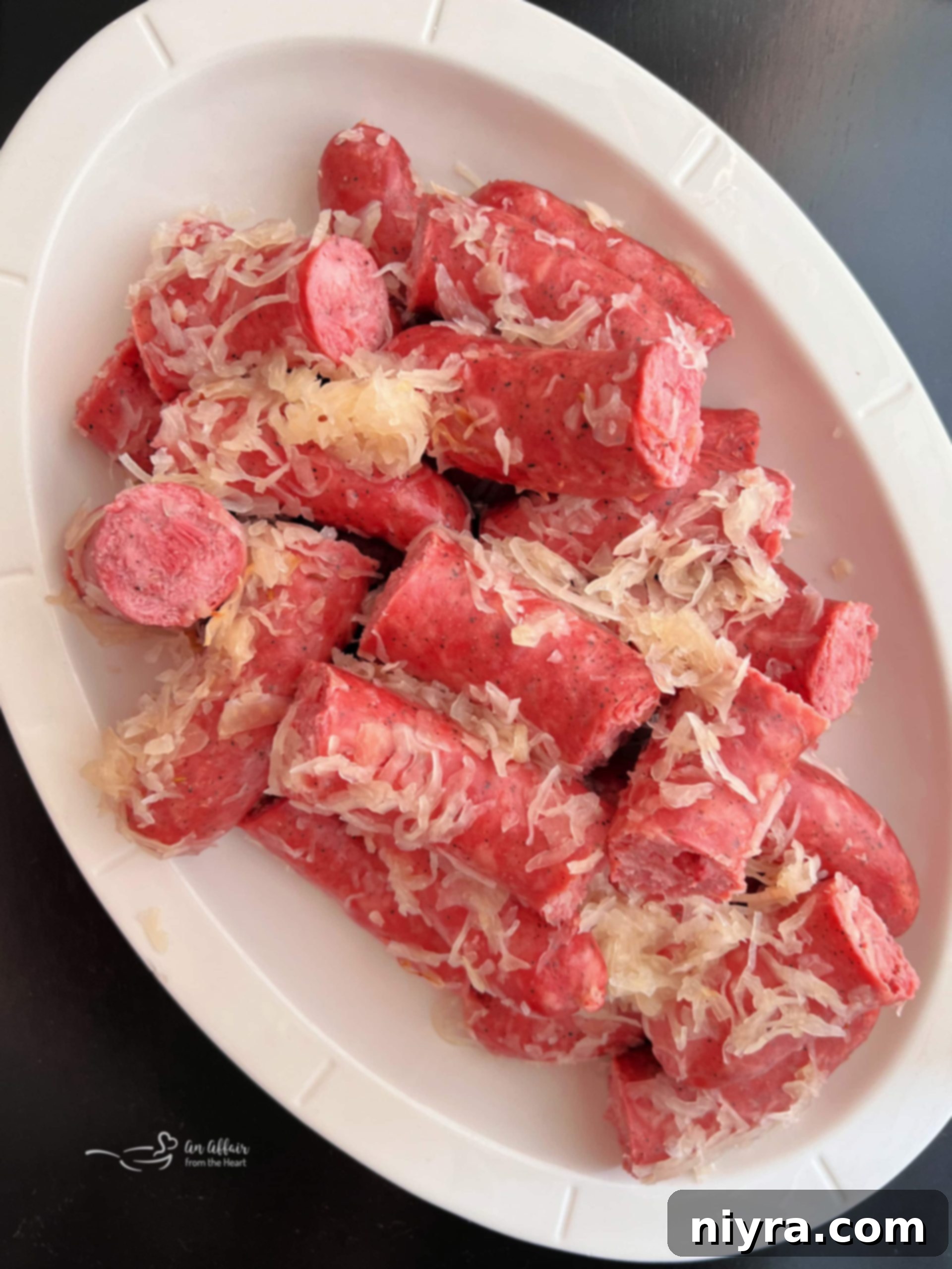 Smoked Polish Sausage and Sauerkraut 1 featured 3807