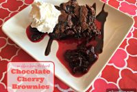 Luscious Chocolate Cherry Brownies