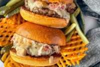 Rye-Grilled Reuben Burger