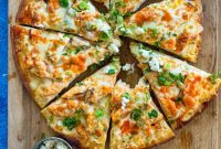 Tangy Buffalo Chicken Pizza