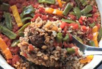 Homestyle Stuffed Pepper Bake