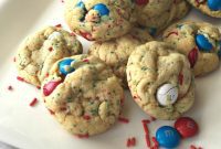 Red White and Blue Pudding Cookies