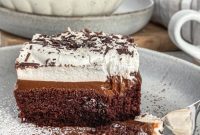 Luscious Chocolate Pudding Infused Cake