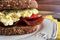 Best Bacon Egg Salad and Tomato Sandwich