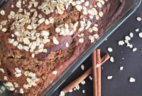 Wholesome Banana Applesauce Oat Loaf
