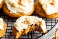 Cozy Frosted Pumpkin Cookies