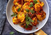 Set It And Forget It Ravioli Lasagna