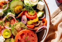 Fresh Cucumber Tomato Salad