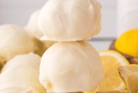 Zesty White Chocolate Lemon Truffle Bites