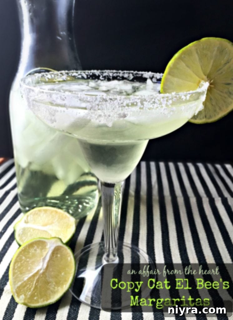 Copy Cat El Bee's Margarita, a simple 3-ingredient recipe