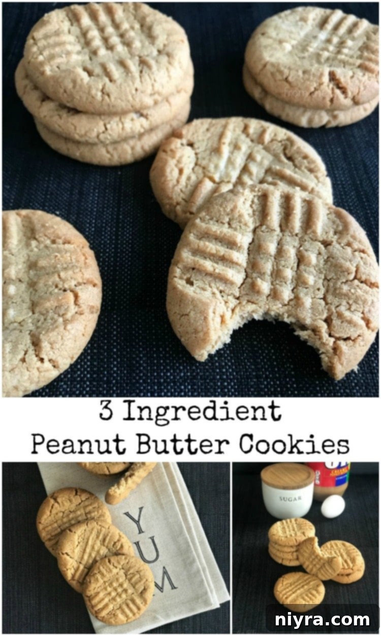 Easy Peanut Butter Cookies Ready to Bake