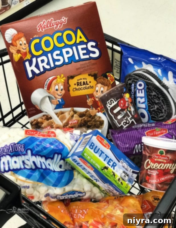 Ingredients for Cocoa Krispy Owls from Family Fare Supermarket