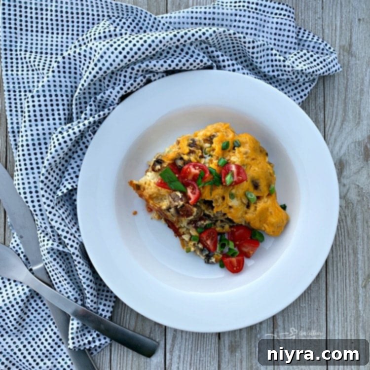 Dutch Oven Brunch Bake - Sausage Egg Casserole