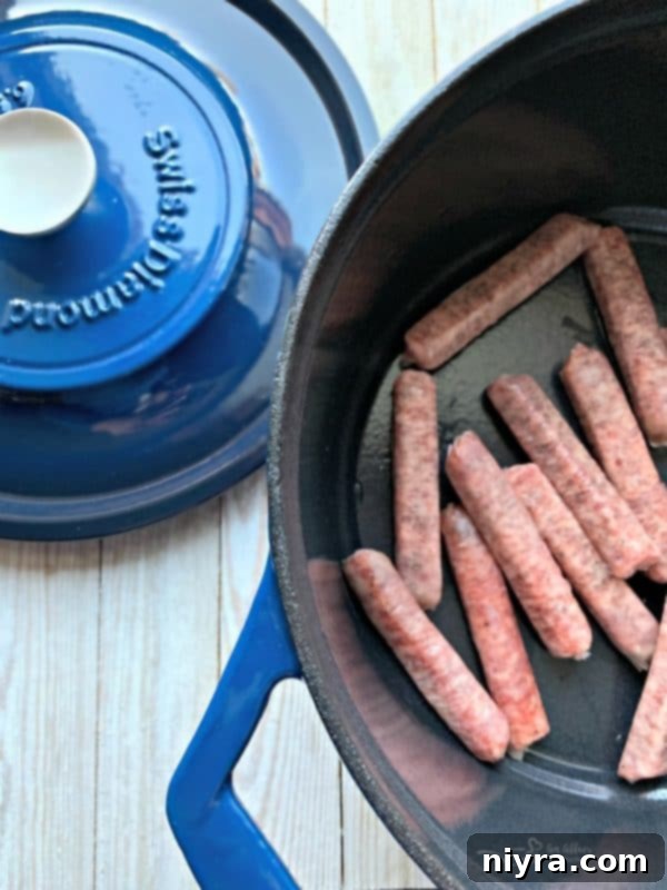 Dutch Oven Brunch Bake - Sausage Egg Casserole