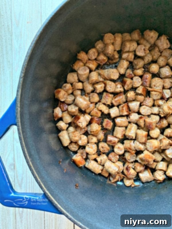 Dutch Oven Brunch Bake - Sausage Egg Casserole