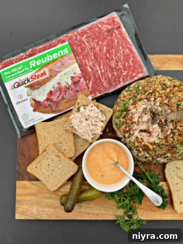 Reuben Cheese Ball