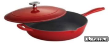 Holiday Kitchen Dreams and Desires 17 Enameled Cast Iron Skillet