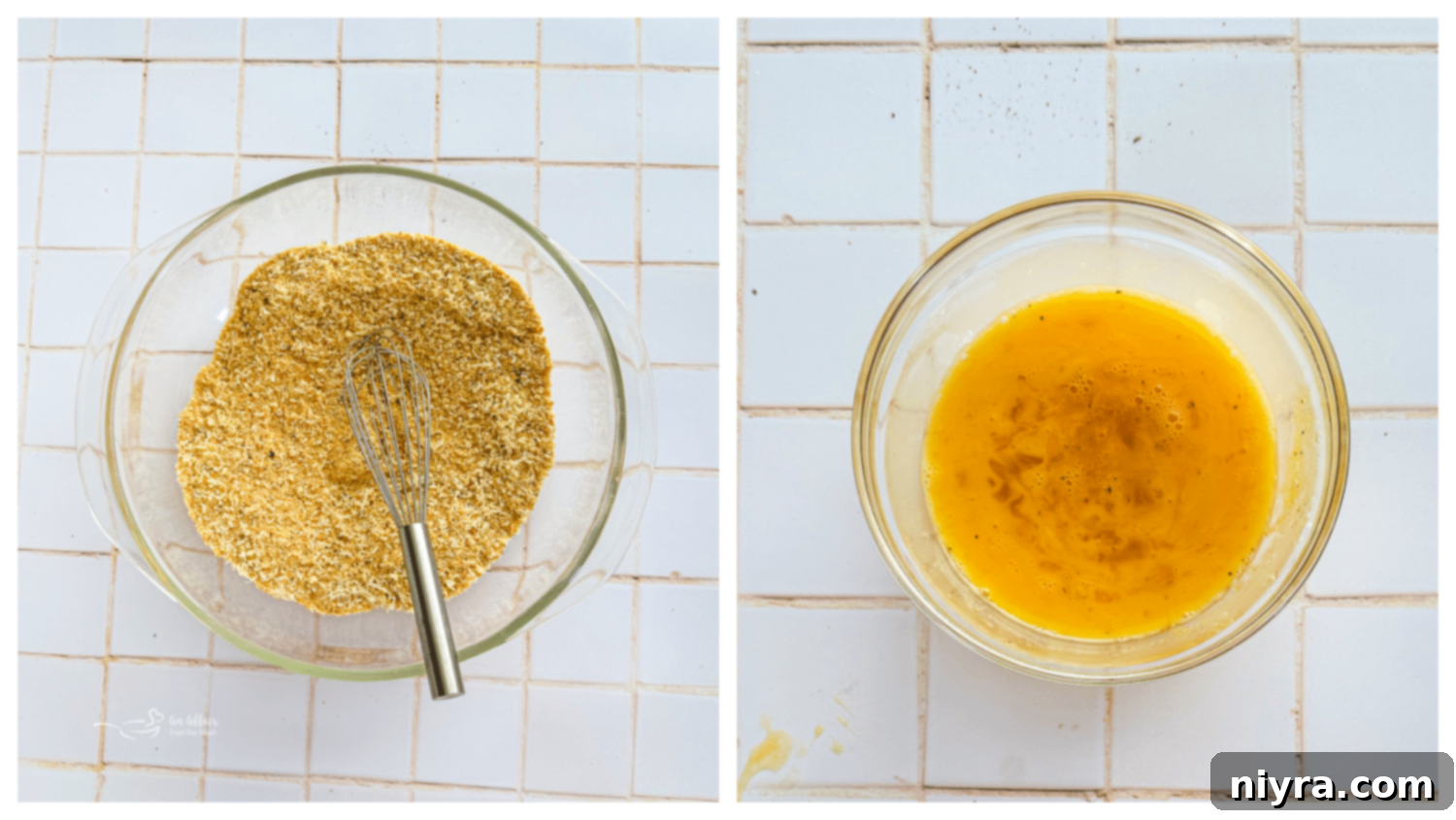 Ravioli being drained after steaming, preparing for breading.