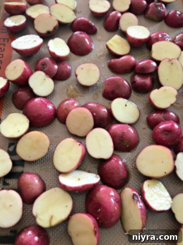 Roasted Salmon Sheet Pan Meal with Potatoes & Green Beans