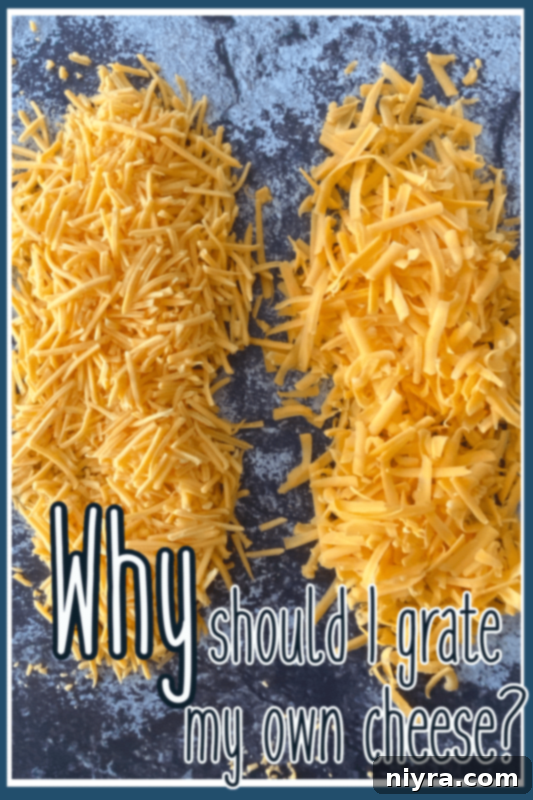 Why grating your own cheese makes a difference