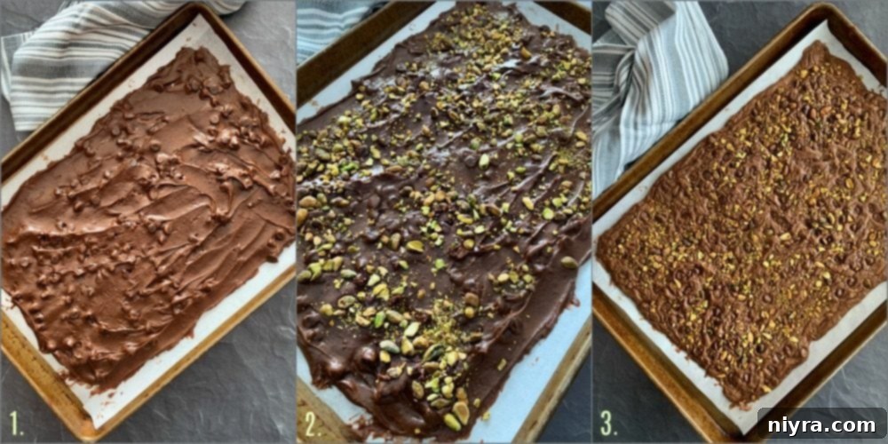 Easy Brownie Bark with Pistachios