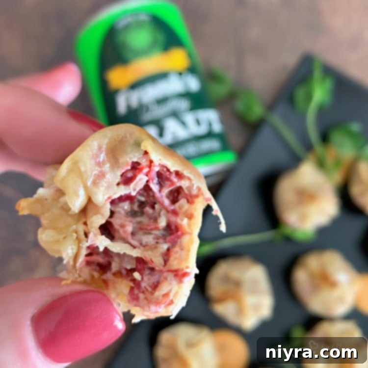 Golden Reuben Wontons 12 Reuben Wonton Purses